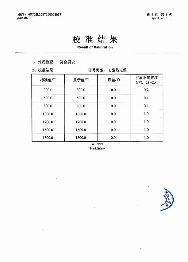 儀表檢測(cè)證書3